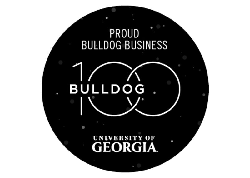 UGA Bulldog 100 Badge