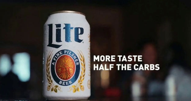 Miller Lite beer ad