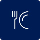 Plate and fork icon