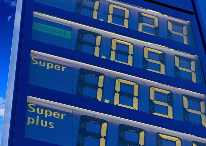 Fuel Price Sign