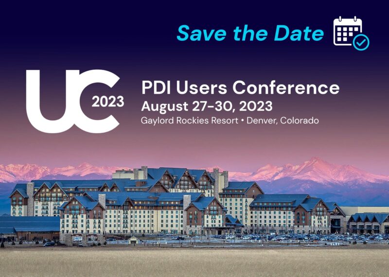 Save the Date for PDI Users Conference 2023
