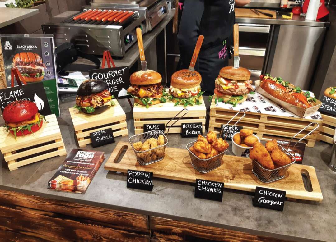 Kepak food offerings shown in kitchen