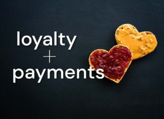 Peanut butter and jelly image with loyalty and payments.