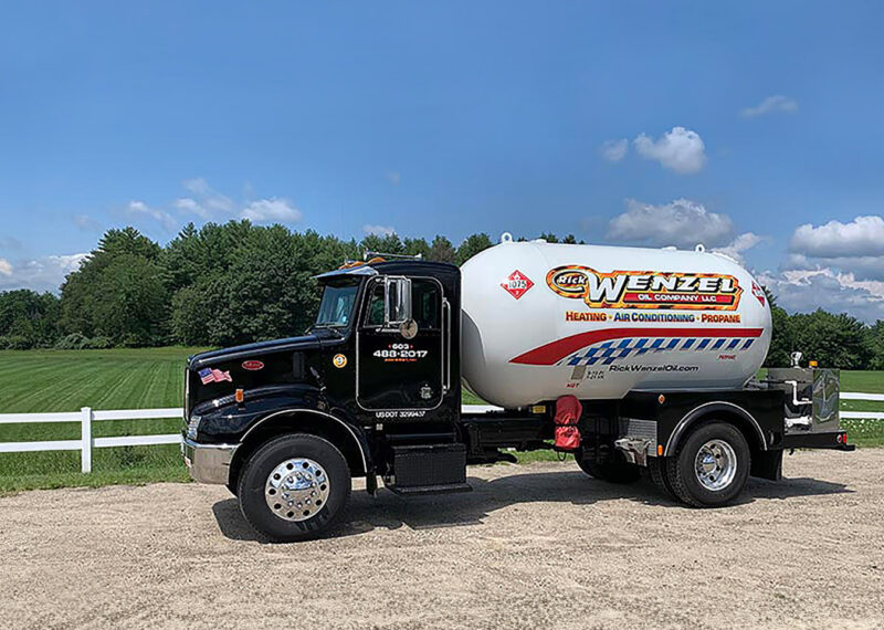 Rick Wenzel Oil propane delivery truck