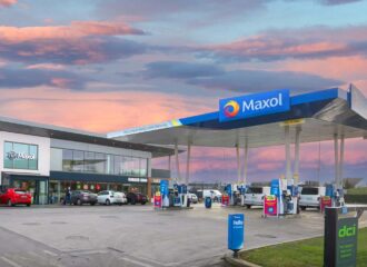 Maxol forecourt, gas station