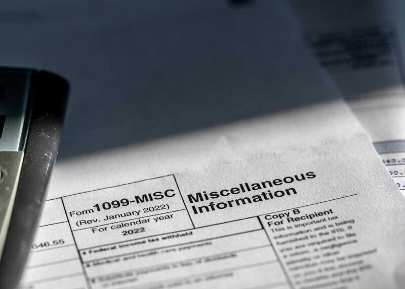 1099 tax form image