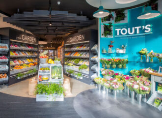 Interior of TOUT'S store