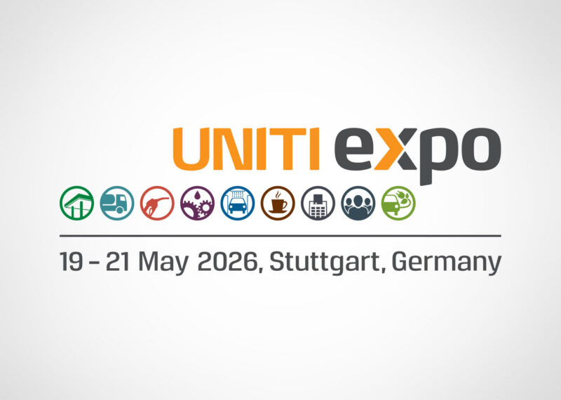 UNITI expo 2026 logo, 05/19/26 05/21/26 Stuttgart, Germany Messe Stuttgart