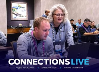 PDI instructor helping an attendee during a hands-on training session at Connections Live
