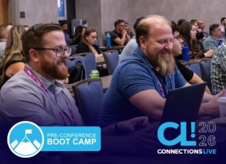 Attendees engaged in a Pre-Conference Boot Camp session at Connections Live 2026