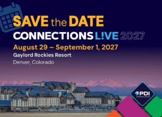PDI Connections Live 2027 - Save the Date - August 29 - September 1, 2027
